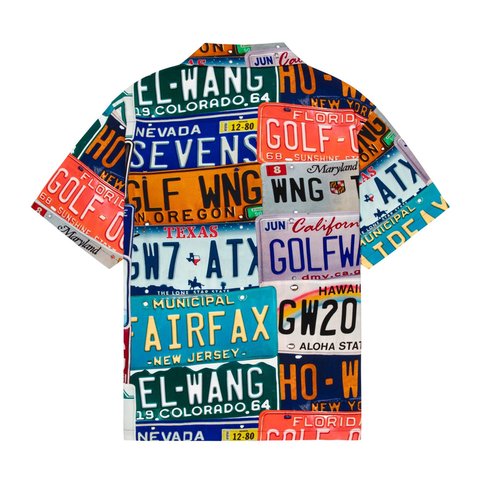 Golf Wang ROADTRIP RAYON BUTTON UP - Colorway