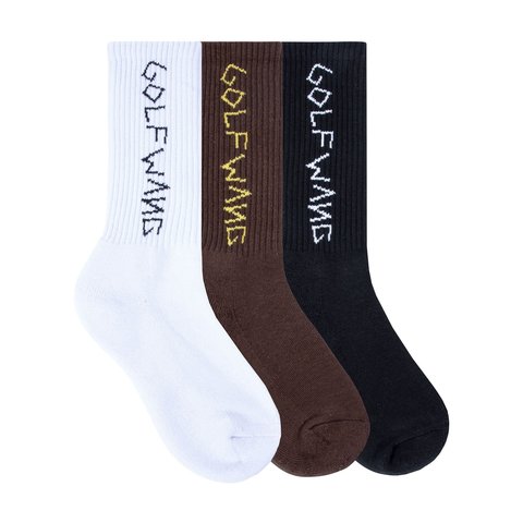 Golf Wang 3PK BOXCUTTER SOCKS - $35.00