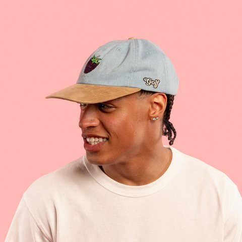 Golf Wang BLACKBERRY DENIM HAT - Colorway
