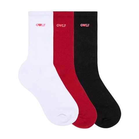 Golf Wang 3PK SHOWGIRLS SOCKS - Colorway