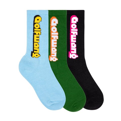 Golf Wang 3PK KOROVA SOCKS - Colorway