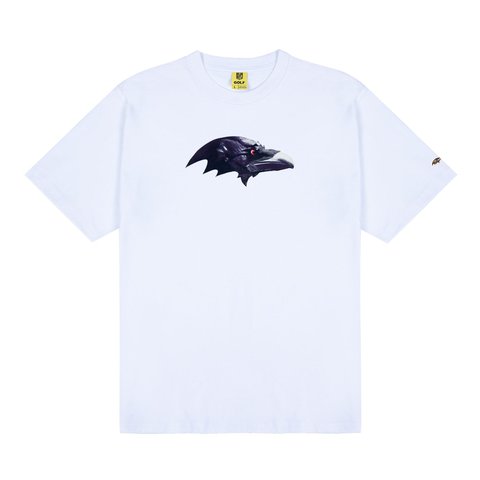 Golf Wang RAVENS CUTOUT TEE WHITE - Colorway