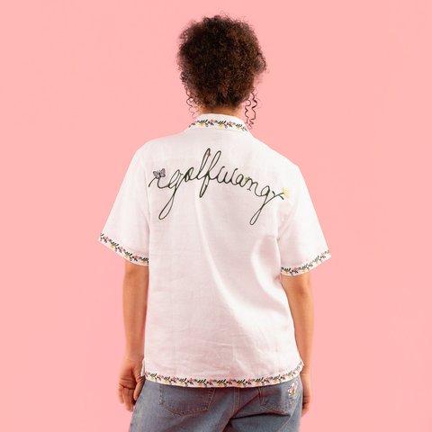 Golf Wang GARDEN LINEN BUTTON UP - Colorway