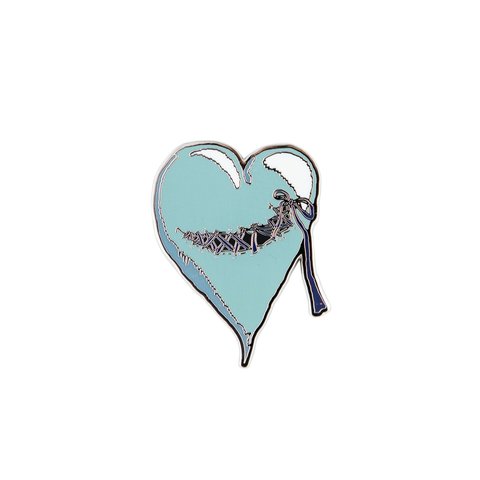 Golf Wang STITCHED HEART PIN - $10.00