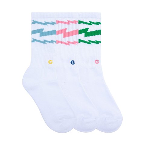 Golf Wang 3PK LIGHTNING SOCKS - $35.00
