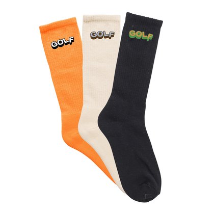 GOLF BLOCK SOCKS (3 PACK)