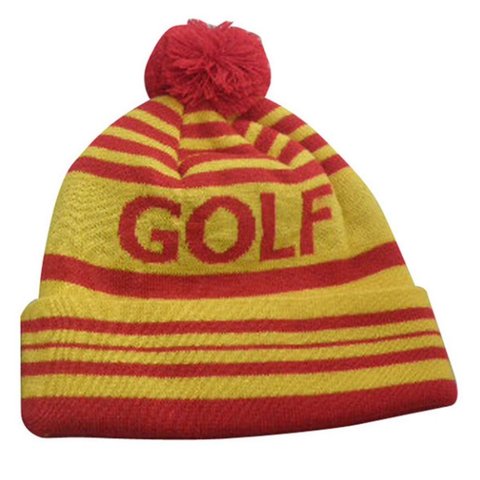 Golf Wang STRIPED HOCKEY BEANIE