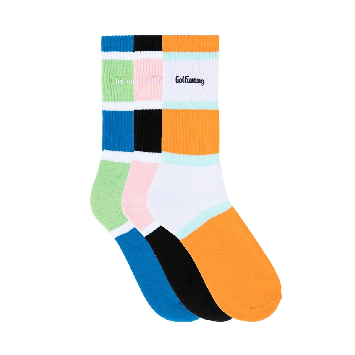 Golf Wang BIG STRIPE SOCKS (3/PACK) (Winter) - $30.00