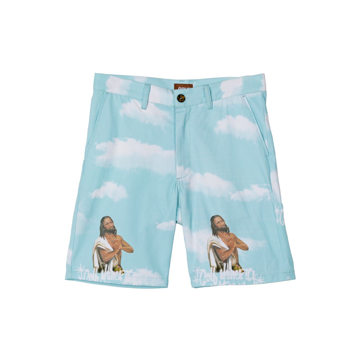 Golf Wang BLACK JESUS SHORTS (Winter) - $50.00