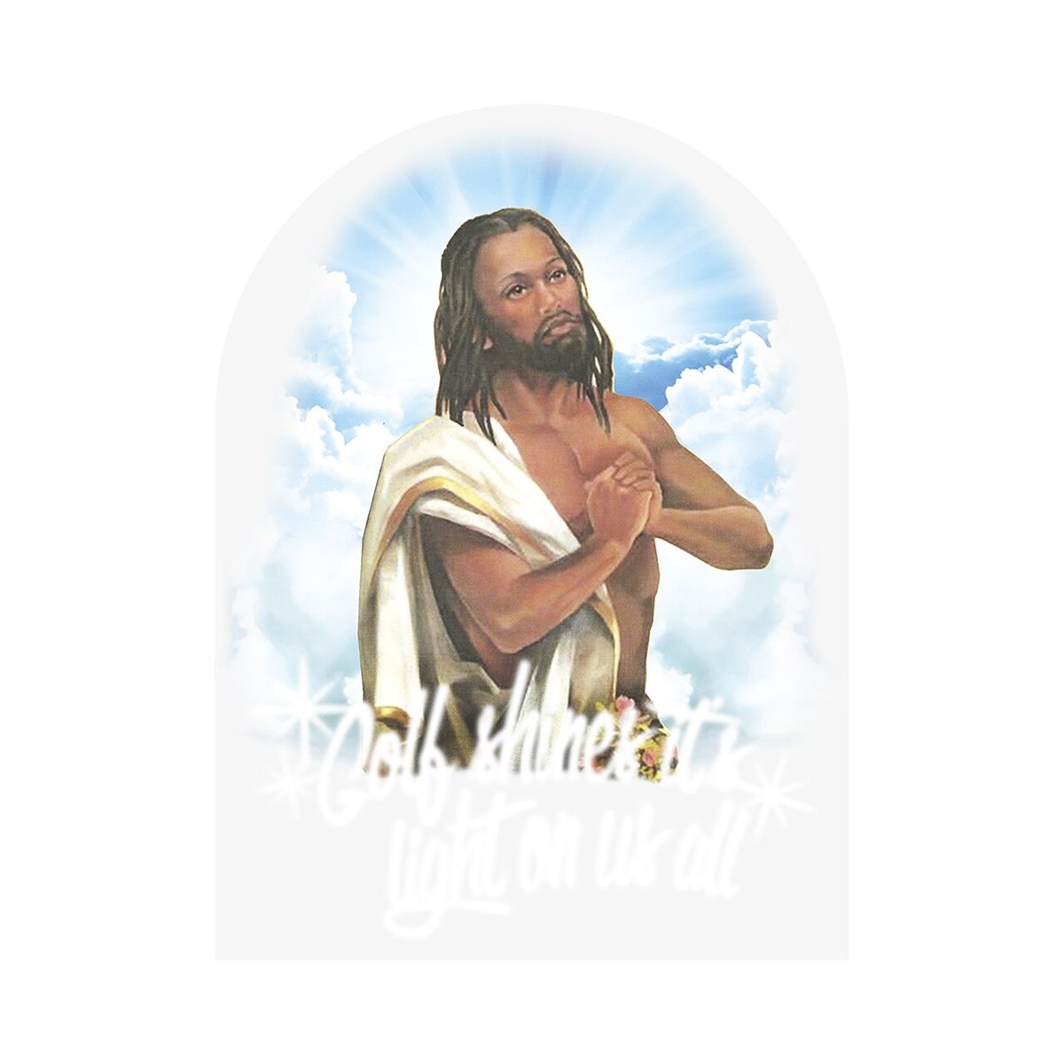 Golf Wang BLACK JESUS STICKER (Winter) - $5.00