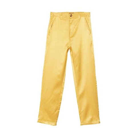 SATIN CHINOS PANTS