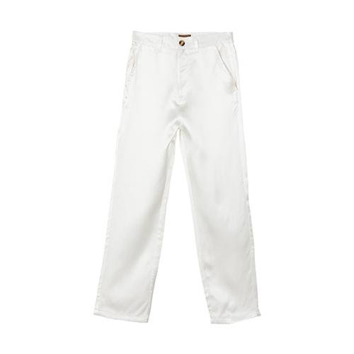 SATIN CHINOS PANTS