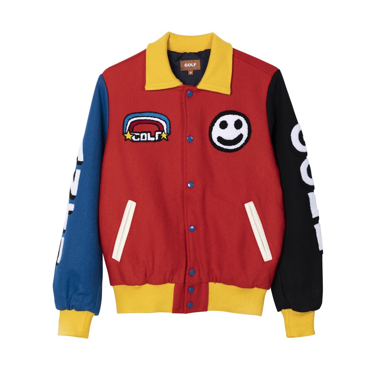 Golf Wang PRIMARY VARSITY JACKET (Winter) - $200.00