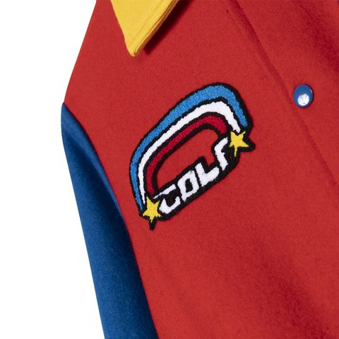 Golf Wang PRIMARY VARSITY JACKET - Colorway
