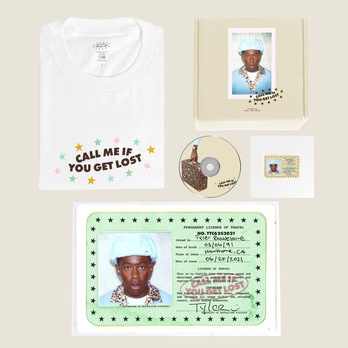 Golf Wang CMIYGL STAR STAMP CD BOX SET (Winter)