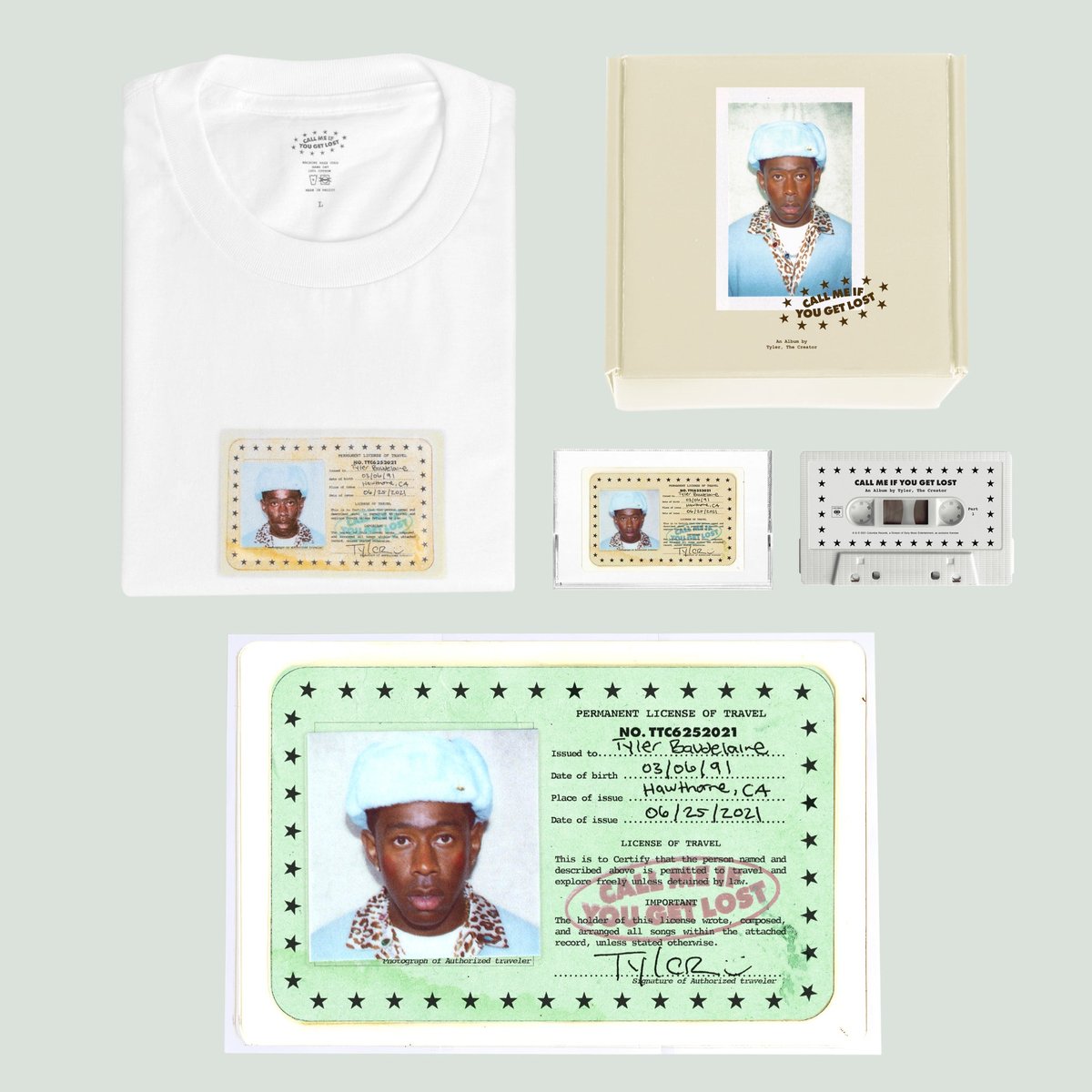 Golf Wang CMIYGL LICENSE CASSETTE BOX SET (Winter)