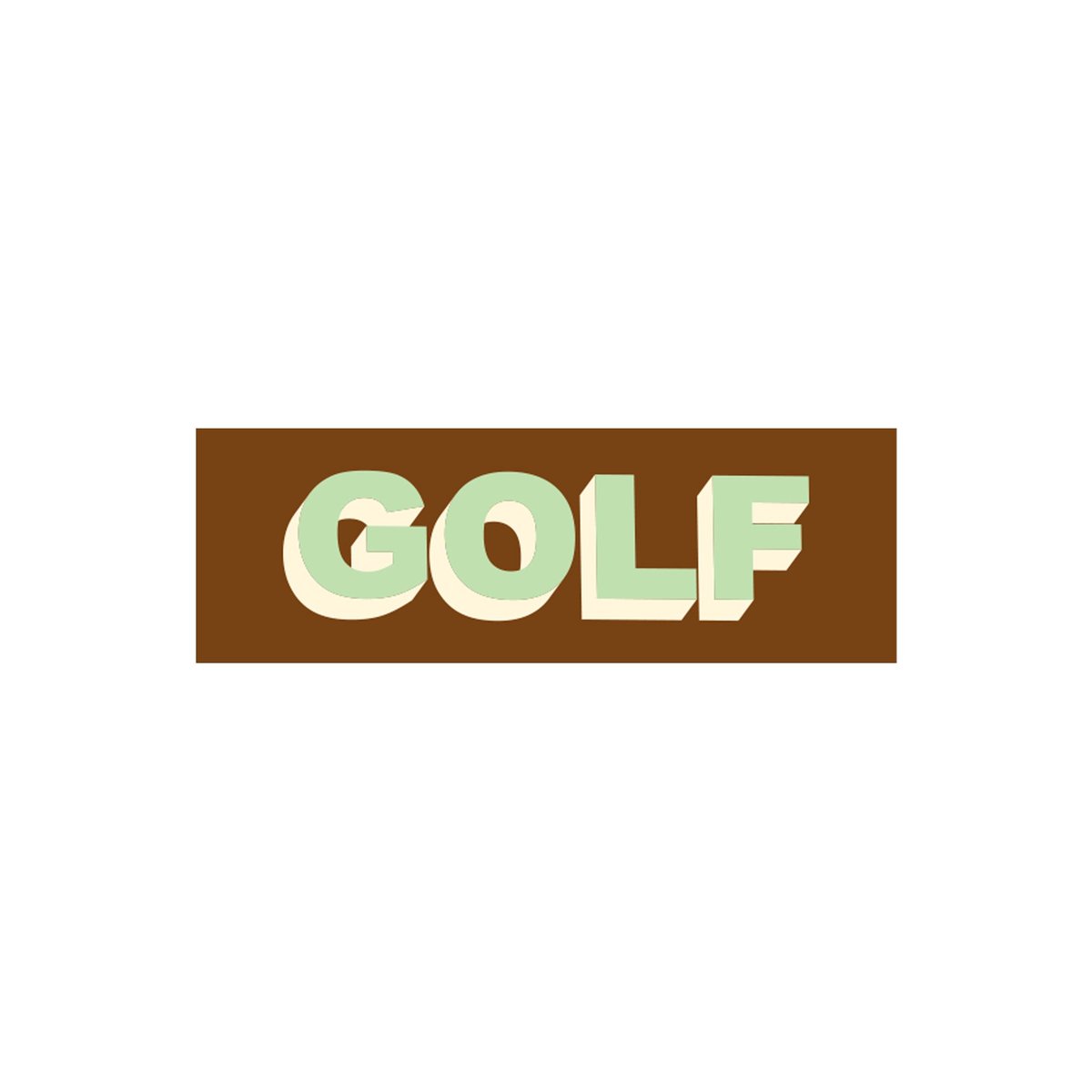 Golf Wang GOLF STICKER - TWO TONE (Winter)