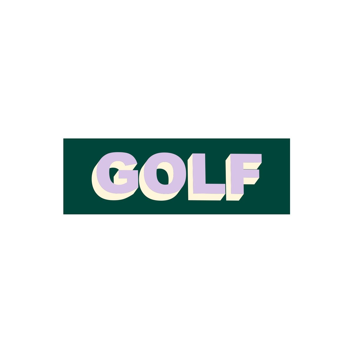 Golf Wang GOLF STICKER - TWO TONE (Winter)