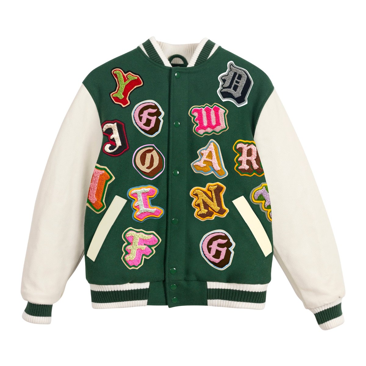 Golf Wang CHAIN STITCH LETTERMAN JACKET (Winter)