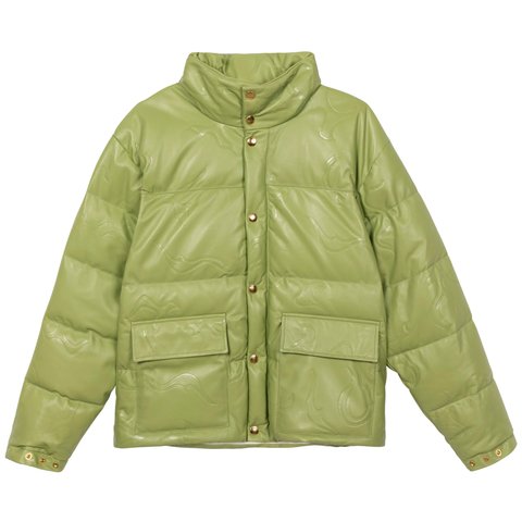 Golf Wang LEATHER FLAME PUFFY JACKET