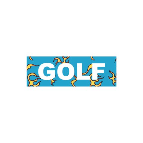 Golf Wang FLAME STICKERS