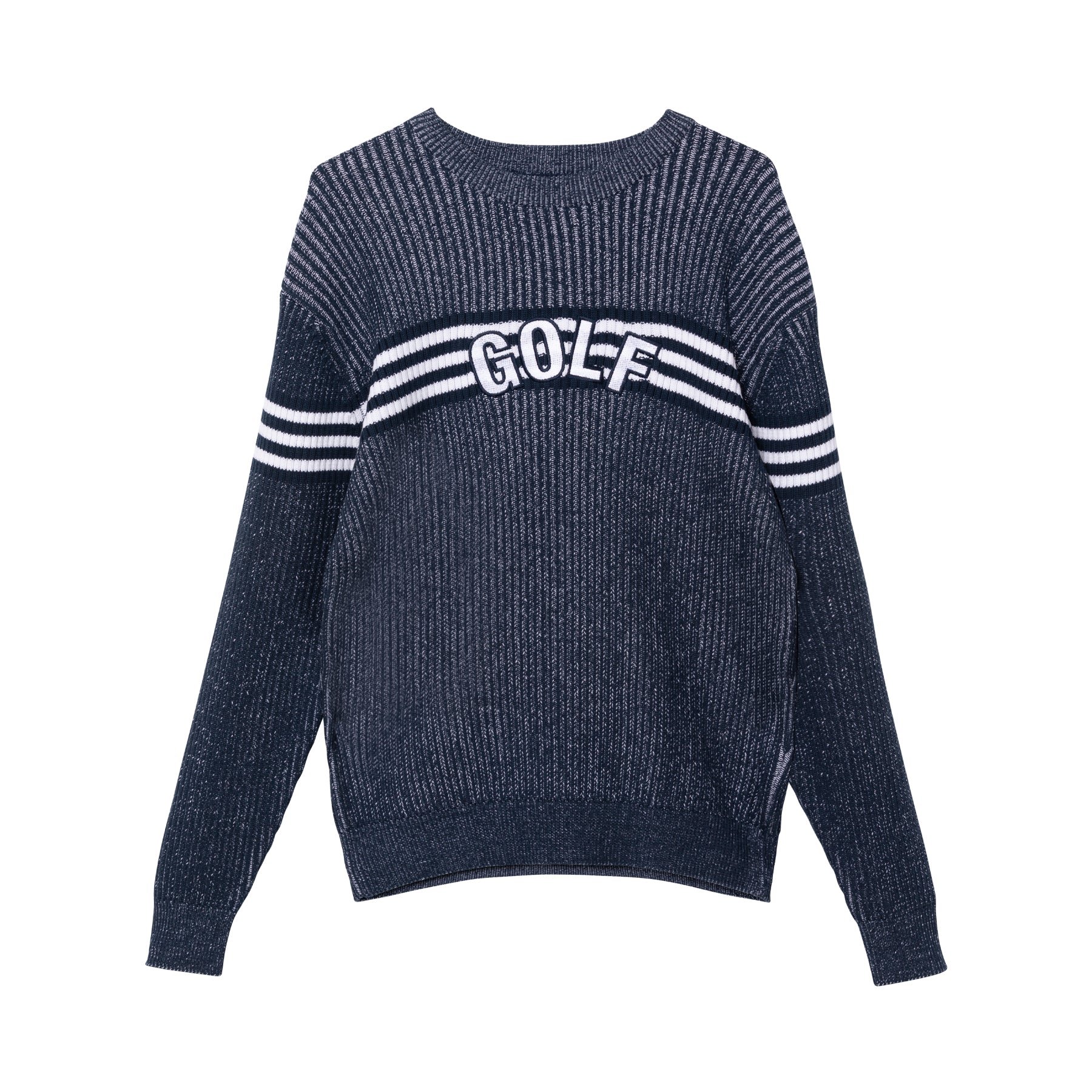 RIB KNIT ARCH SWEATER