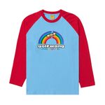 BROKEN RAINBOW RAGLAN by GOLF WANG