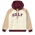 PREP RAGLAN ZIP UP HOODIE by GOLF WANG