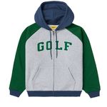PREP RAGLAN ZIP UP HOODIE by GOLF WANG