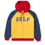 PREP RAGLAN ZIP UP HOODIE by GOLF WANG