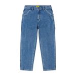 STRIPED DENIM PANT by GOLF WANG
